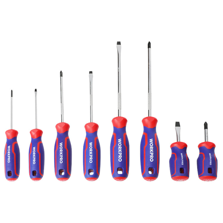 WORKPRO Screwdriver Kits 8-piece Magnetic Screwdrivers Set (Phillips ...