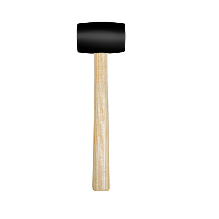 Workpro 450G (16Oz) Rubber Mallet With Wood Handle