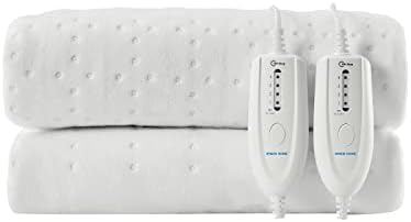 RHEIN HOME King Single Electric Blanket, Fitted Heated Underblanket with Overheat Protection, Waseable Fitted Electric Blanket with 4 Adjustable Heat Settings 10h Auto Off, SAA Approved (107×203cm)