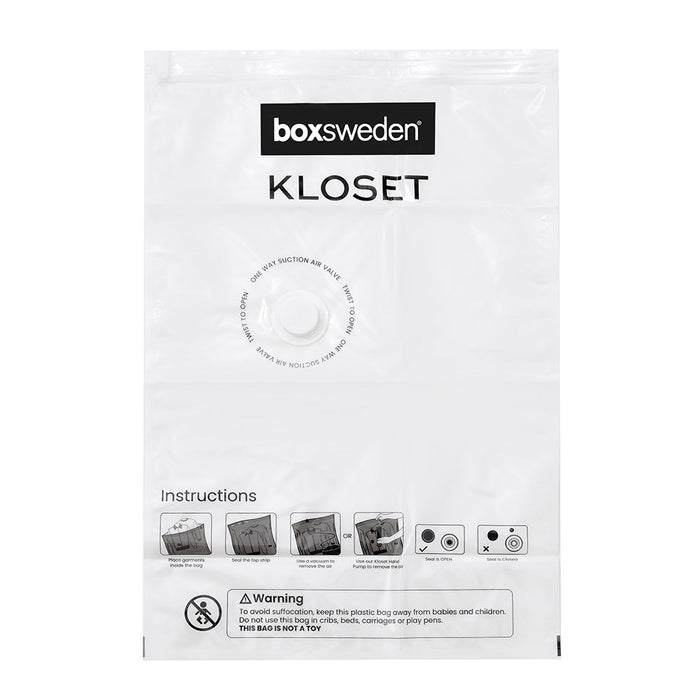 Boxsweden Kloset Vac Storage Bags 2Pk Med 60X40Cm