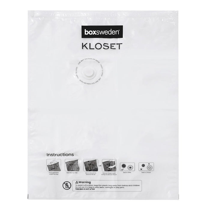 Boxsweden Kloset Vac Storage Bags 2Pk Lge 80X60Cm