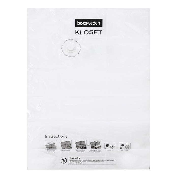 Boxsweden Kloset Vac Storage Bags 2Pk Xlge 100X70Cm