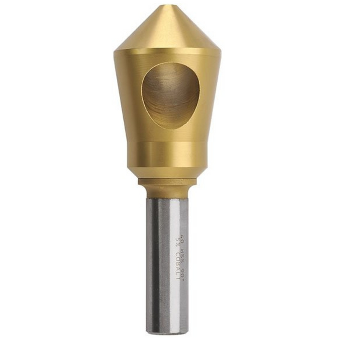 Bordo 40mm 90 Degree HSS Co5 TiN Coated Cross Hole Countersink