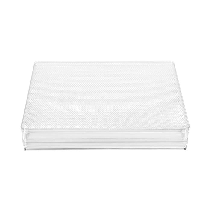Lemon & Lime CRYSTAL FRIDGE TRAY W/LID 30X30X5.5CM