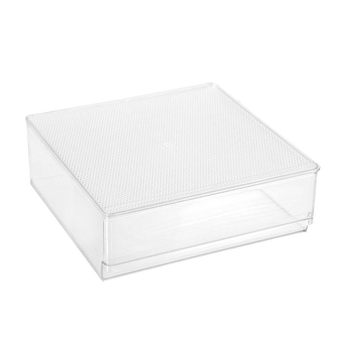 Lemon & Lime CRYSTAL FRIDGE TRAY W/LID 30X30X10.5CM