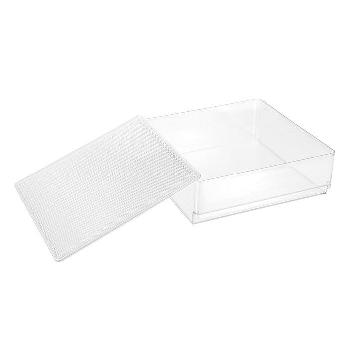 Lemon & Lime CRYSTAL FRIDGE TRAY W/LID 30X30X10.5CM