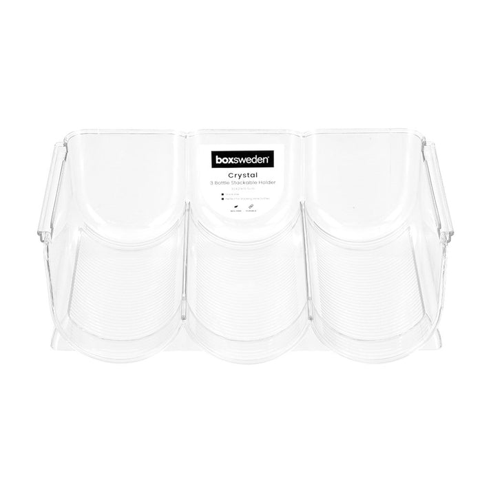 Lemon & Lime CRYSTAL 3 BOTTLE STACKABLE HOLDER 30X21X10.5CM