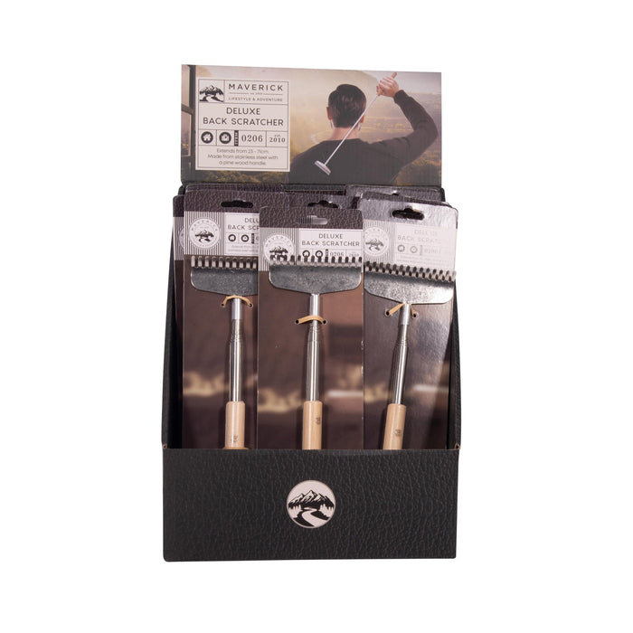 Maverick Deluxe Telescopic Back Scratcher Wood