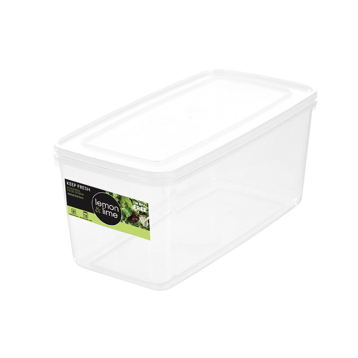 Lemon & Lime KEEP FRESH STACKABLE FOOD STORER 3L 27X13.5X12.5CM