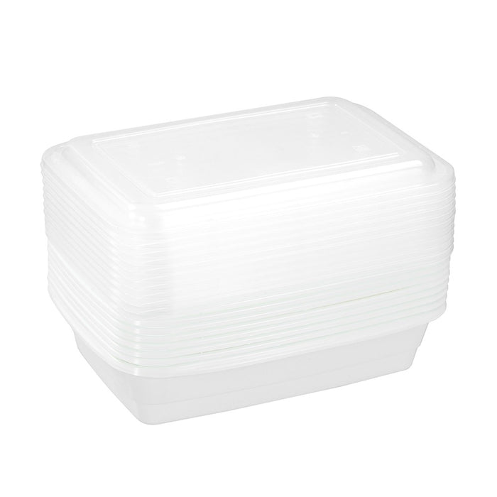 Lemon & Lime REUSABLE FOOD PREP CONTAINER 10PK 1200ML