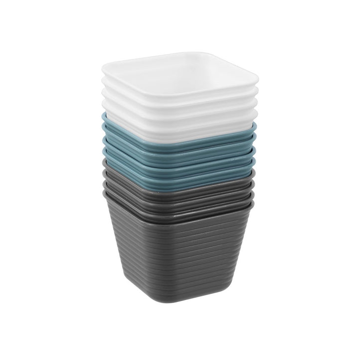 Boxsweden Flexible Organiser Tray 4Pk 8X8X6.5Cm
