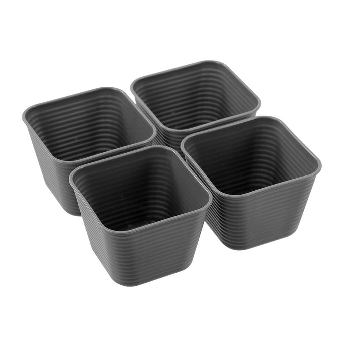 Boxsweden Flexible Organiser Tray 4Pk 8X8X6.5Cm