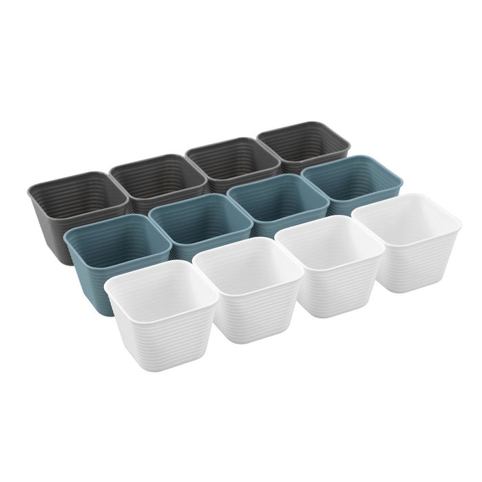 Boxsweden Flexible Organiser Tray 4Pk 8X8X6.5Cm