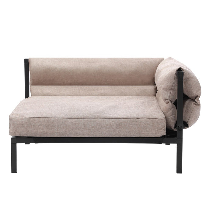 Paws & Claws ELEVATED SOFA PET BED MED 64.5X49X38.5CM LINEN BEIGE
