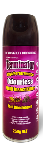 Dy-Mark Terminator Multi Insect Killer Odourless Aero 250g and 300g