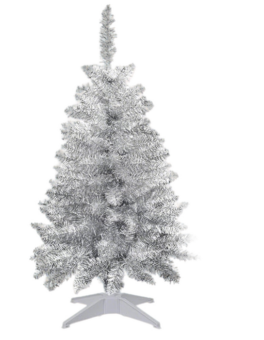 JPM Mini 3FT Artificial Christmas Tree for Tabletop, 50 LED Lights, 164 Branch Tips, Foldable Metal Base & Easy Assembly, Holiday Decor for Home, Office, Apartment