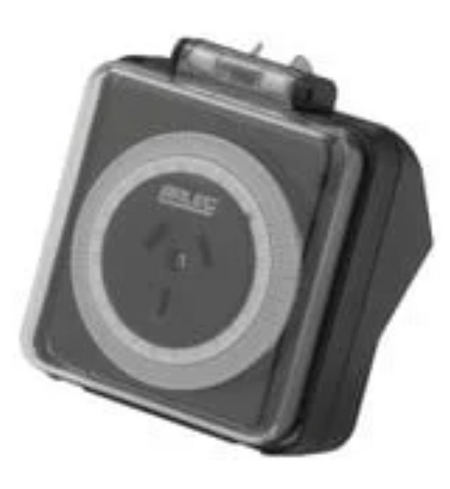 Arlec Black 24 Hour Weatherproof Timer