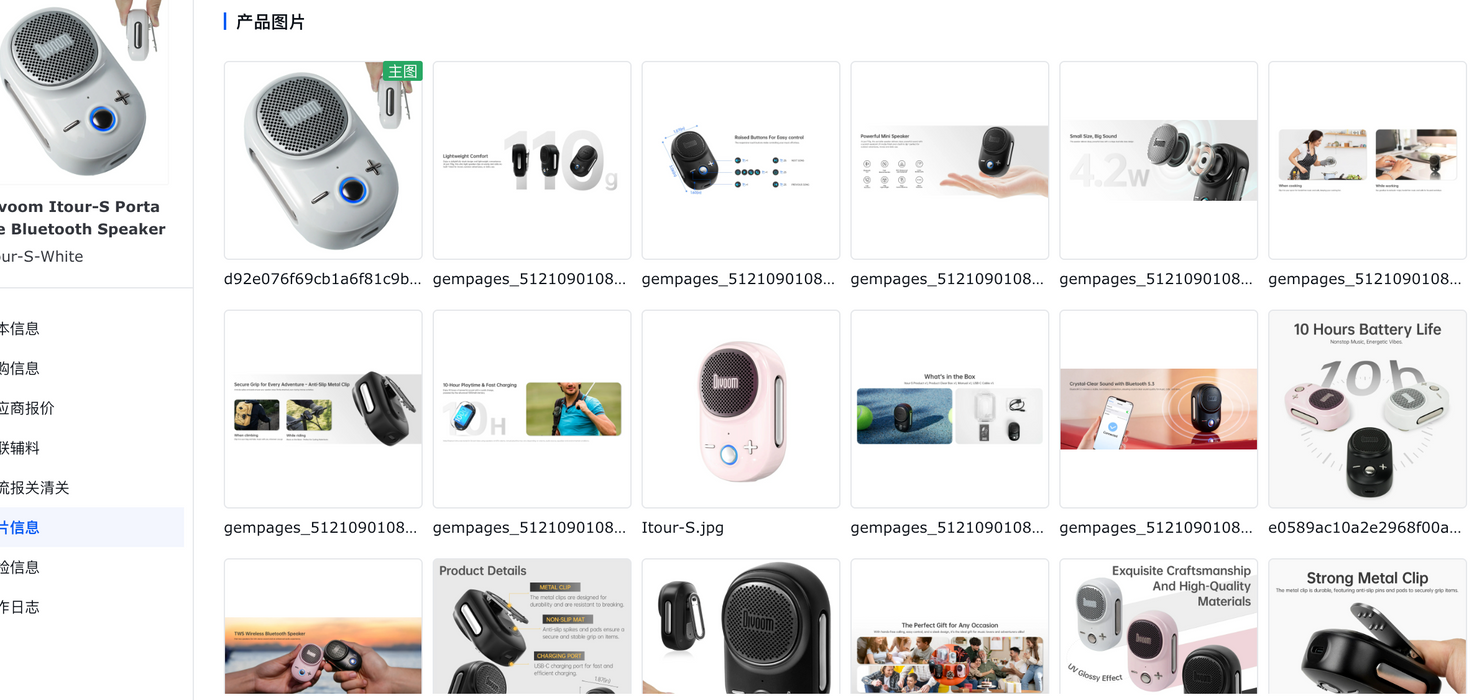 Divoom Itour-S Portable Bluetooth Speaker