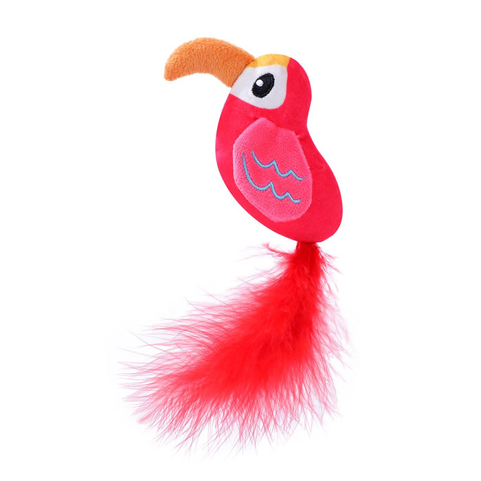 Paws & Claws CARA CAT PLUSH BIRD 17X10X3.5CM