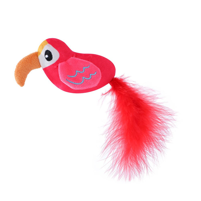 Paws & Claws CARA CAT PLUSH BIRD 17X10X3.5CM