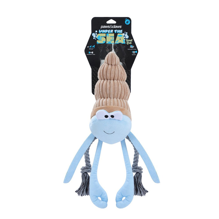 Paws & Claws UNDER THE SEA PLUSH TOY HERMIT CRAB 47X32X15CM
