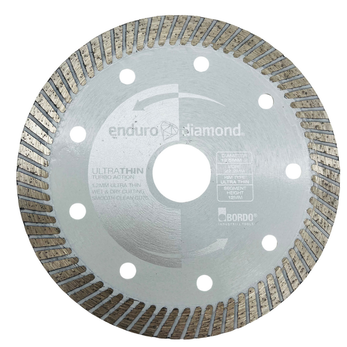 Bordo 125mm Ultra Thin Turbo Diamond Blade