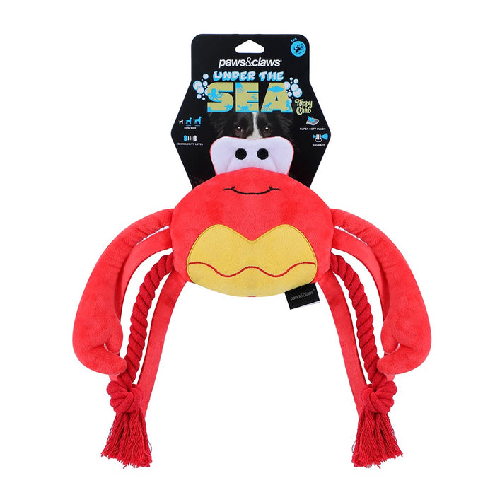 Paws & Claws UNDER THE SEA PLUSH TOY NIPPY CRAB 58X27X7CM