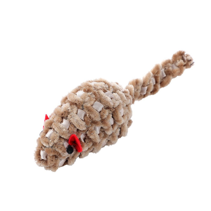 Paws & Claws CARA CAT CHENILLE 2PK CAT TOY 7X3X3CM