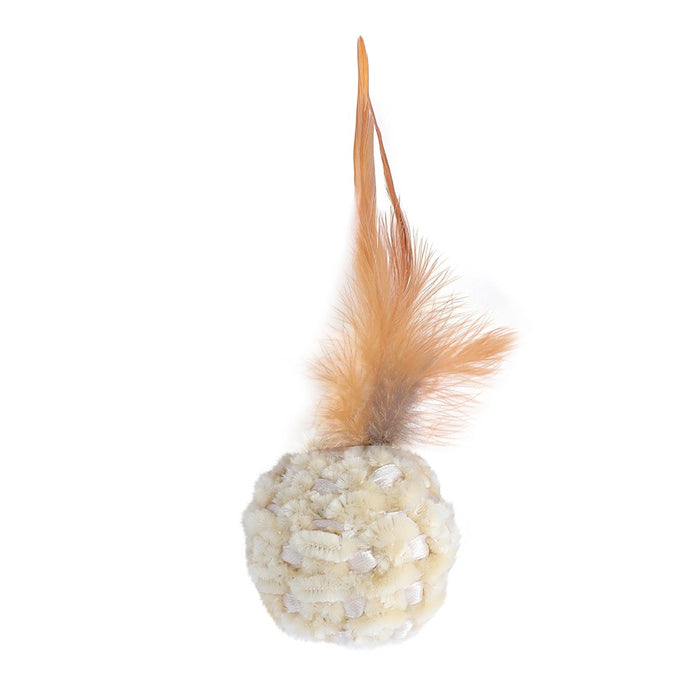 Paws & Claws CARA CAT CHENILLE 2PK CAT TOY 7X3X3CM