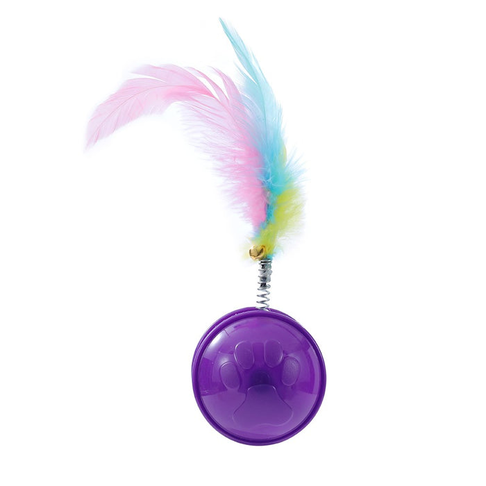 Paws & Claws CRAZY ROLLING CAT TOY 10X4CM