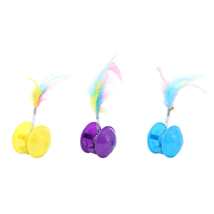 Paws & Claws CRAZY ROLLING CAT TOY 10X4CM