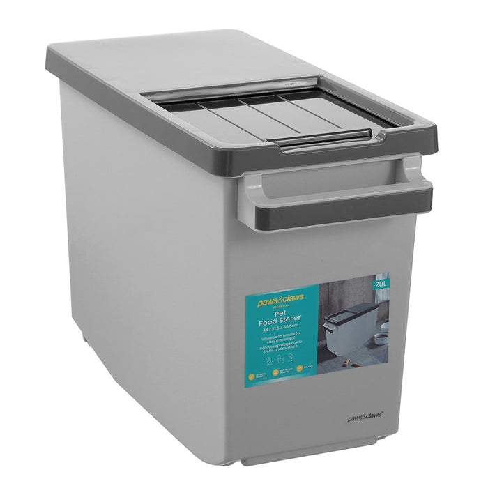 Paws & Claws PET FOOD STORER 20L 44X21.5X30.5CM