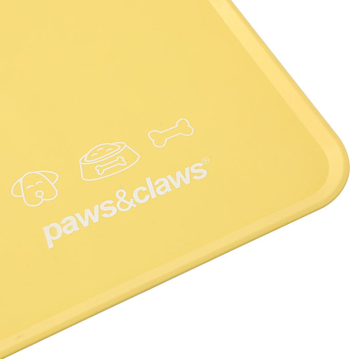 Paws & Claws PET NON-SLIP SILICONE FOOD MAT 49X30CM RECTANGLE