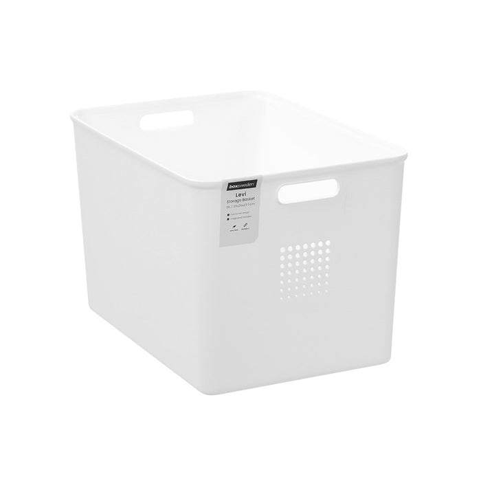 Boxsweden Levi Storage Basket 19L 36X26X23.5Cm White