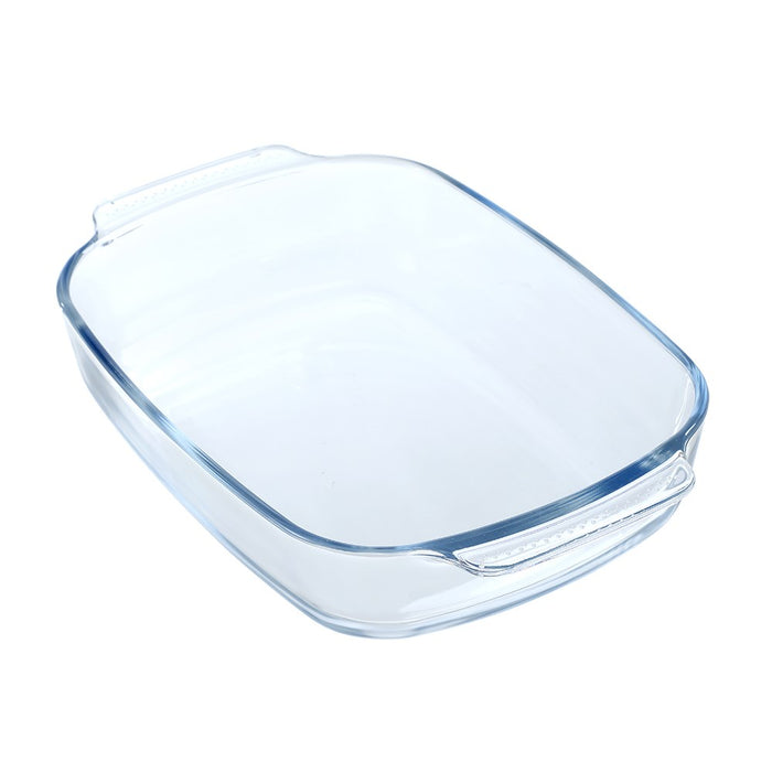 Lemon & Lime YORKSHIRE GLASS BAKEWARE W/ HANDLES RECT 2L 30X19.5X6CM