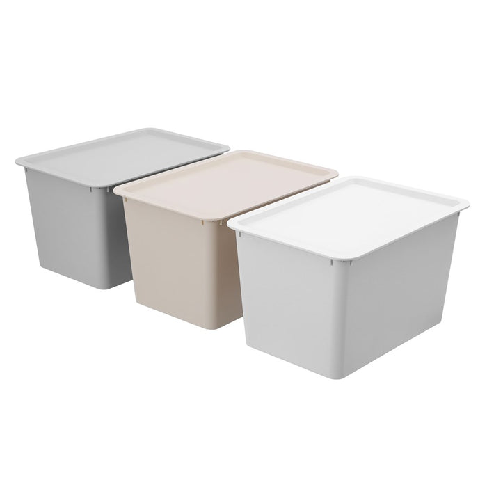Boxsweden Tidy Storage Box Lidded 20L 37.5X25.5X22.5Cm