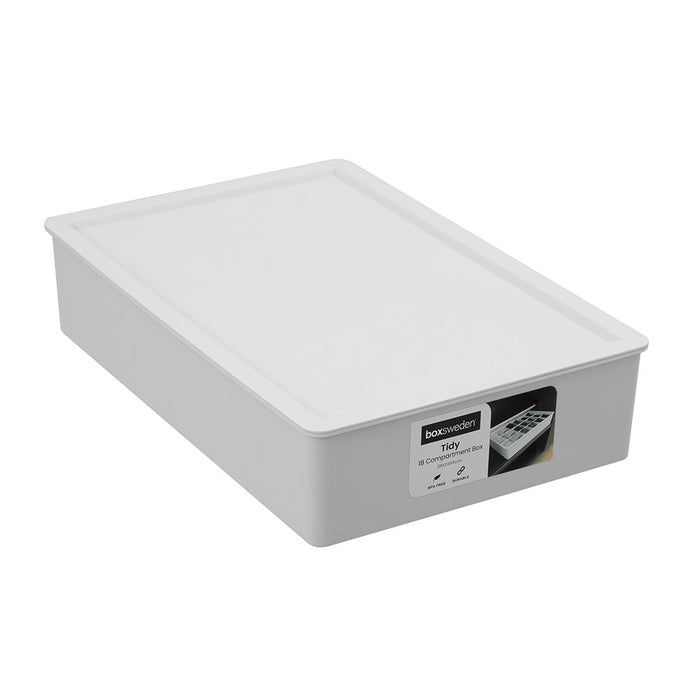 Boxsweden Tidy 18 Compartment Box Lidded 36X24X8Cm