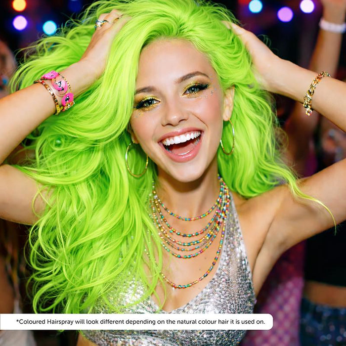 Hair Spray Colour Fluro 125ml Green