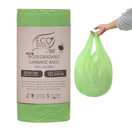 Biodegradable Garbage Bin Bags 12L - 20Bags/Roll