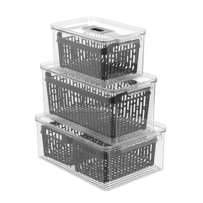 Lemon & Lime CRYSTAL VEGETABLE STORER 4L 32.5X16.5X15CM