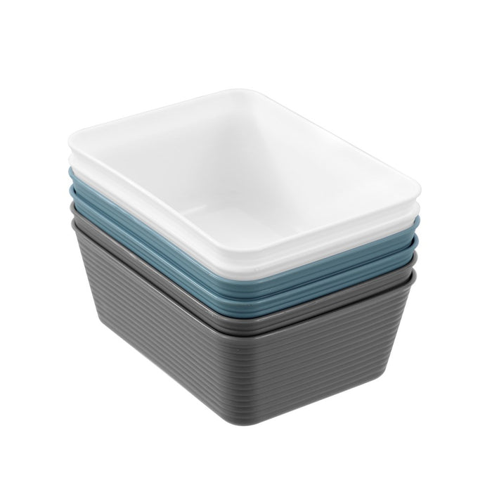 Boxsweden Flexible Organiser Tray 2Pk 17X12.5X6.5Cm