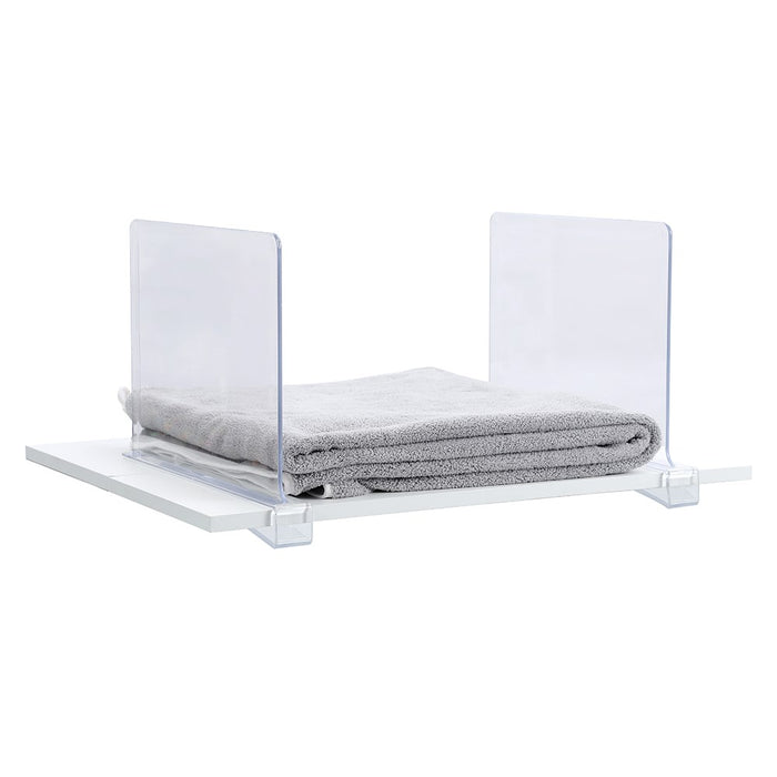 Boxsweden Crystal Shelf Dividers 2Pc 28X20.5X3Cm