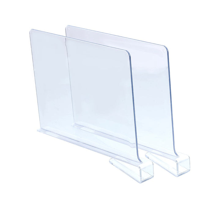 Boxsweden Crystal Shelf Dividers 2Pc 28X20.5X3Cm