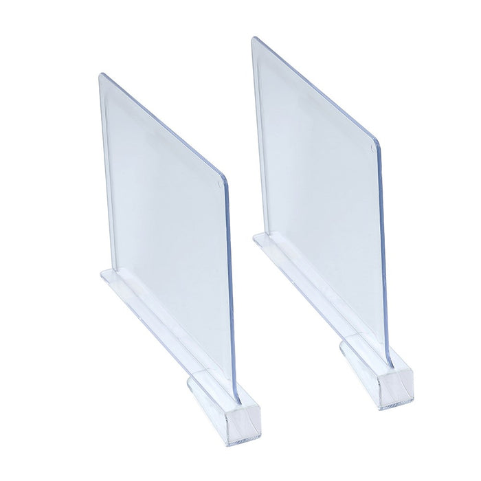 Boxsweden Crystal Shelf Dividers 2Pc 28X20.5X3Cm