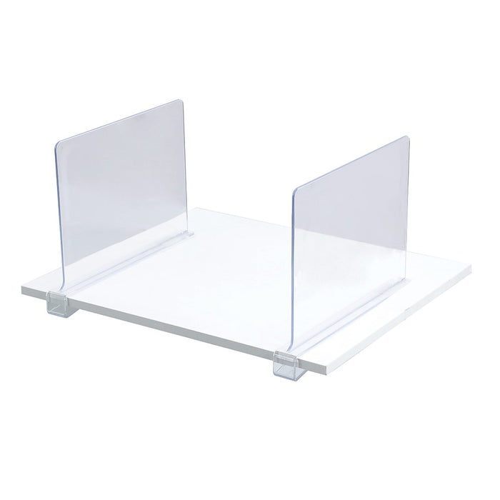 Boxsweden Crystal Shelf Dividers 2Pc 28X20.5X3Cm