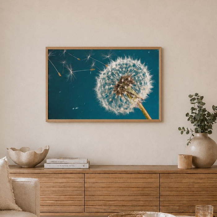 2 set Dandelion Canvas Art