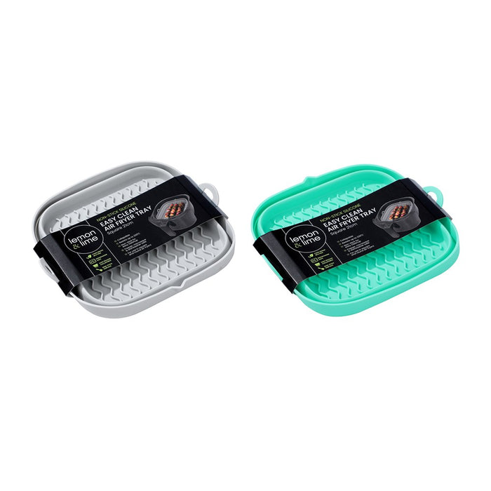 Lemon & Lime SILICONE COLLAPSIBLE AIR FRYER TRAY SQUARE 21CM