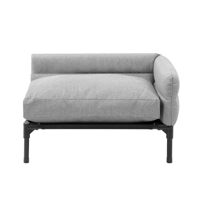 Paws & Claws ELEVATED SOFA PET BED MED 64.5X49X38.5CM LINEN GREY