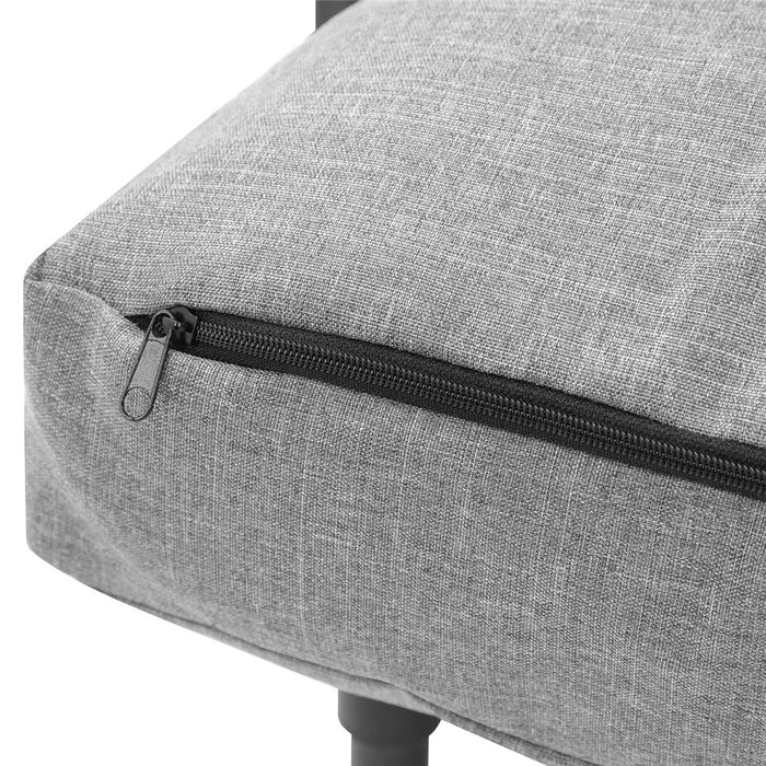 Paws & Claws ELEVATED SOFA PET BED MED 64.5X49X38.5CM LINEN GREY