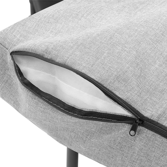 Paws & Claws ELEVATED SOFA PET BED LGE 93.5X63X48CM LINEN GREY